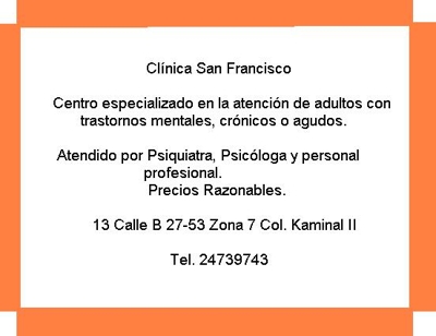 Hogar Permanente para personas con trastornos mentales