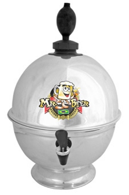 CHOPEIRA MISTER BEER - ALUMINIO 6,6 LITROS produto em oferta e com 