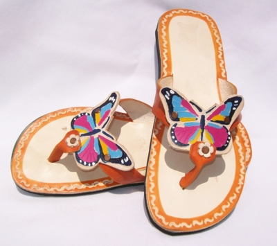 Huaraches artesanales de piel hechos a mano - Guerrero - Buenavista de Cuellar