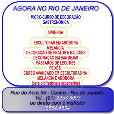 AULAS E CURSO DE MESA DE FRIOS. DECORAÇÃO DECORAÇÃO GASTRONÔMICA 
