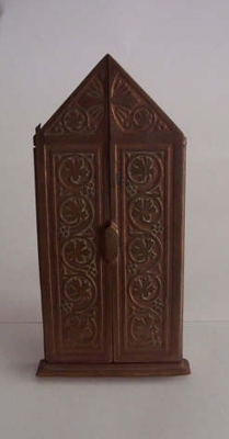 TRIPTICO RELIGIOSO - ANTIGUEDAD - FRANCESA - AÑO 1920