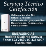 Servicio Tecnico de calefacciòn y producciòn de agua caliente.