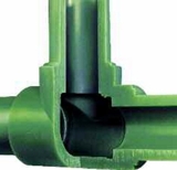 TUBO AGUA QUENTE E ALTA PRESSÃO PLAST.VERDE TERMO FUSÃO 32mm