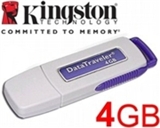 PEN DRIVE KINGSTON DATA TRAVELER 4096MB USB 1.1 e 2.0 (4GB)