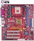 Placa Mãe p/ Intel P4 c/som/rede/fax/vga socket 478  