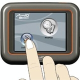 NAVEGADOR GPS C/ VISOR LCD 3,5" E CONECTOR DE CARTÃO SD/MMC 