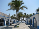 Descanso en la playa Bungalows Azteca
