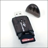 LEITOR E GRAVADOR  CARTÕES SD/MMC - RS-MMC/ MICROSD e MINISD 