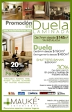 Duela Laminada 7mm a $145/m2 ya instalada Mty