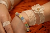 JOYERÍA TEJIDA A CROCHET CON HILOS DE PLATA 999.9
