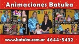 ANIMACIONES PARA CHICOS de 4, 5, 6, 7, 8 o 9 años Tel: 4644-5432