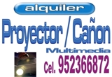 PROYECTOR/CAÑON MULTIMEDIA EN ALQUILER