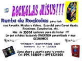 Renta de Rockolas para todo evento social Musica, Karaoke y Video !