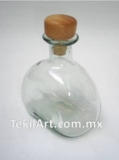Botellas licoreras de vidrio soplado con su logo o nombre grabado