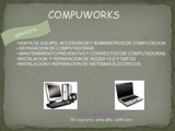 Servicios de limpieza de computadoras