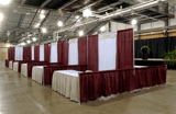 Renta y Venta Stands Pipe & Drape para montaje de exposiciones