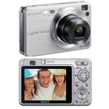 Câmera Digital Sony DSC-W120 7.2 + Cartão 2gb+Bolsa+Tripe só PRATA