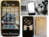MP10 Celular GSM Hiphone TV + 2Chips +Shake+Touch+LCD3.5+256mb