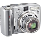 Camera Digital Canon A720IS - Zoom Optico 6x- 8MP- Pague ao Receber
