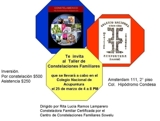 Taller de Constelaciones Familiares. Condesa