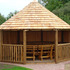 Cenadores de madera exotica