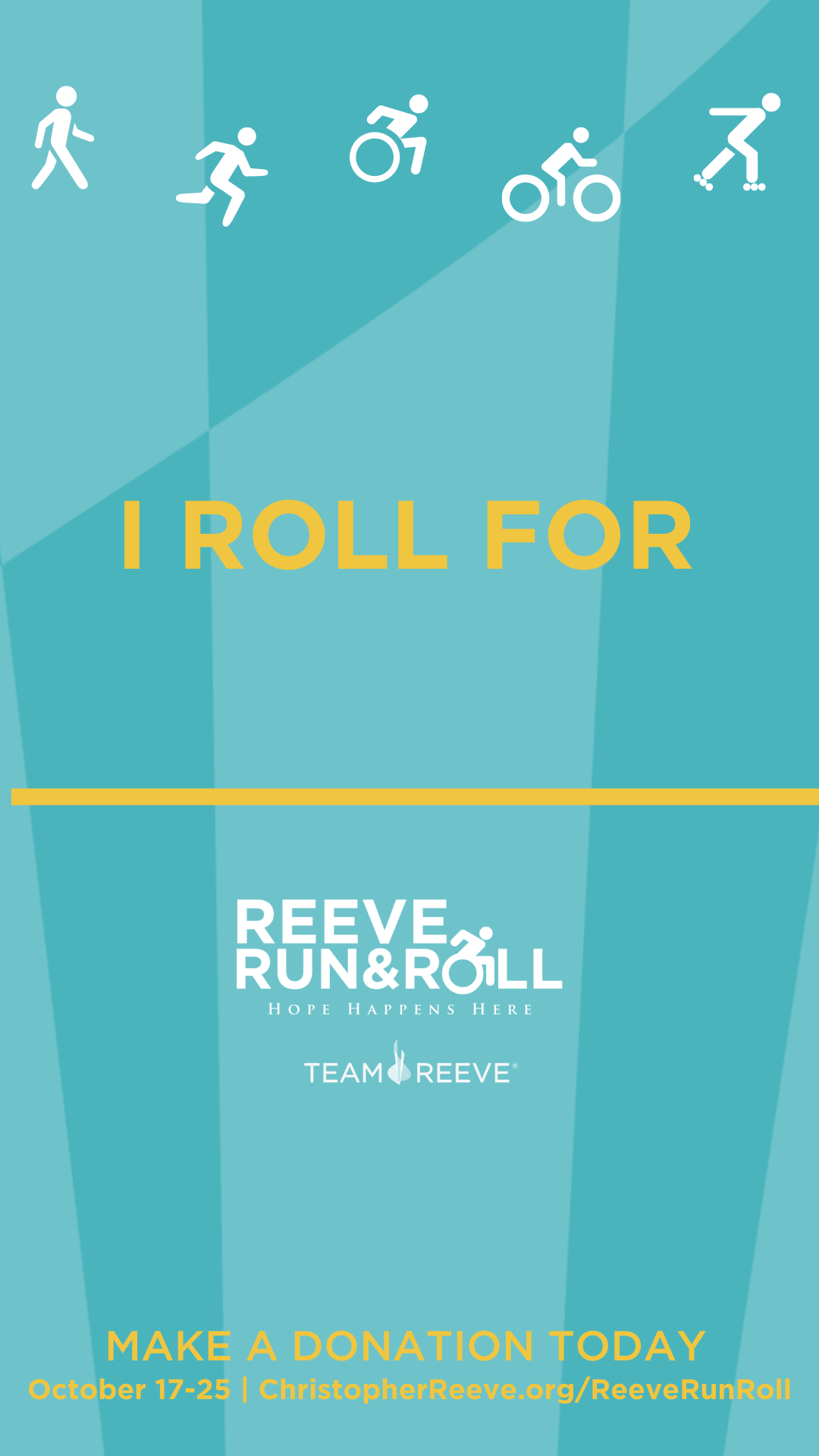 Reeve Run & Roll Social Media Cheat Sheet Reeve Foundation