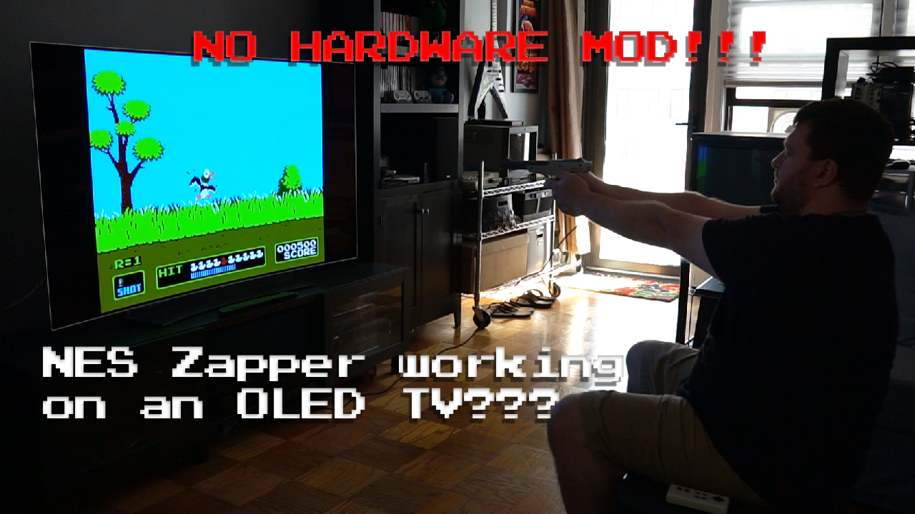 Light Gun on an OLED TV with just a software patch???