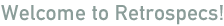 Welcome to Retrospecs.co.uk