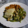 receta de bacalao salteado con champiñones y pimientos por arctarus