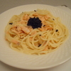 Espagueti-con-bechamel-salmon-y-caviar