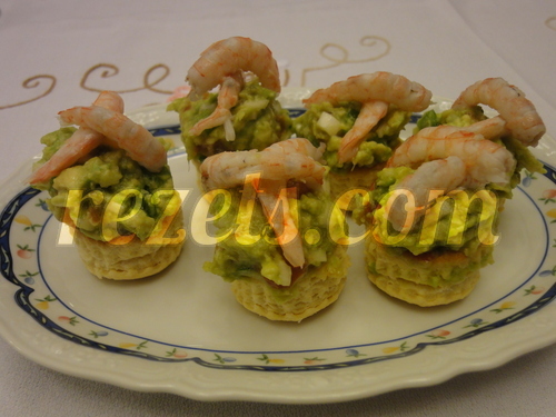 receta de volovanes de aguacate y gambas por inma