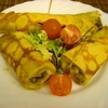 receta de crepes salados rellenos de champiñones y jamón por inma