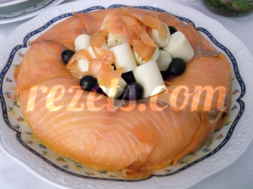 receta de pastel de salmón por Julia