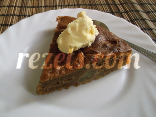 receta de tarta de mascarpone y peras por inma