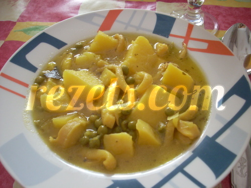 receta de patatas con chocos por arctarus