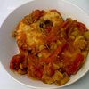 receta de merluza con salsa de tomate y champiñones por asialillo