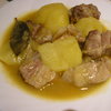receta de patatas guisadas con costillas de cerdo por arctarus