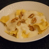 receta de raviolis de queso con salsa de pera por Elena