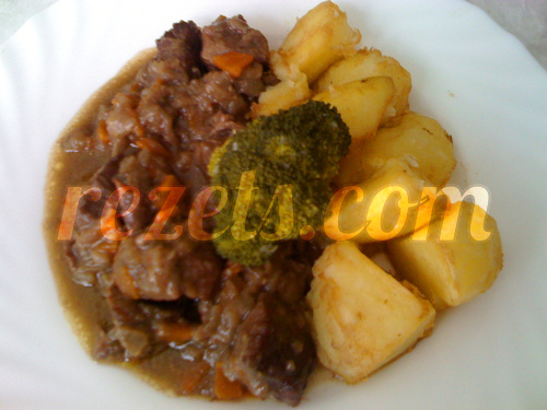 receta de carrillada de cerdo con vino tinto por atunara