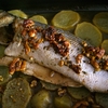 receta de lubina al horno con patatas y nueces por arctarus