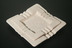 Rod Owens California Pottery Cracked Glaze Ashtrays, set of 2