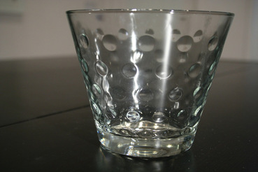 Hazel Atlas Clear Capri Glass Ice Bucket