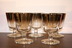 Silver Fade Wine Glasses, set of 5