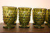 Fostoria Green Glasses, set of 8