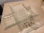 Glass Tidbit Trays with Gold Ginko Leaf Pattern, set of 2