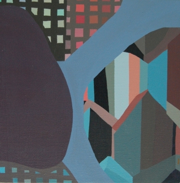 Mike Childs, Cutting Blocks with a Razor: Stripped, Striped, 2010