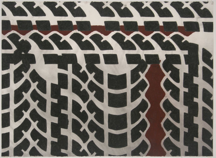 Noah Loesberg, Tire Tread #7, 2011