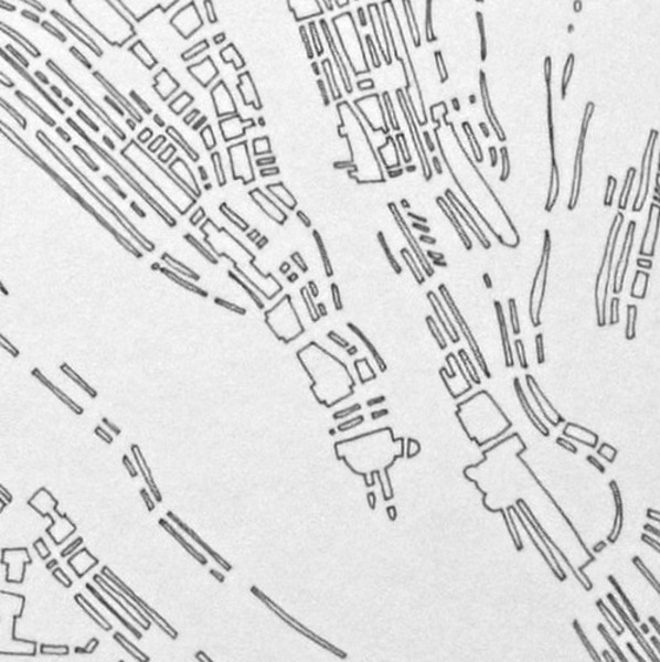 Colin Keefe, Architectural Pollination Study 17 (detail), 2010