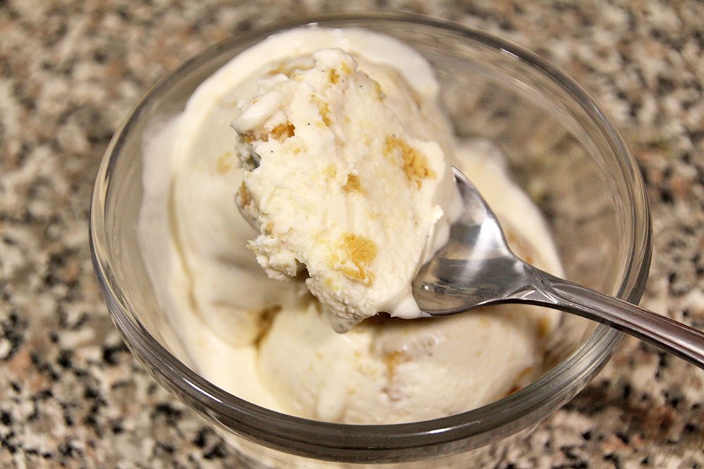 Golden Cookies & Cream Ice Cream Rainstorms and Love Notes