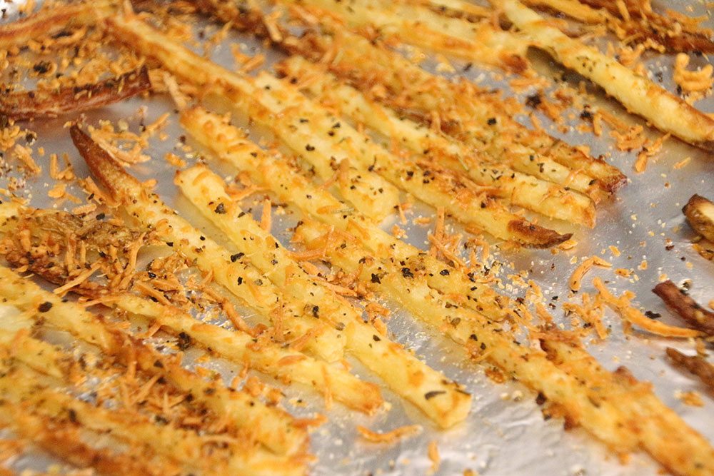 Baked Parmesan French Fries Rainstorms and Love Notes